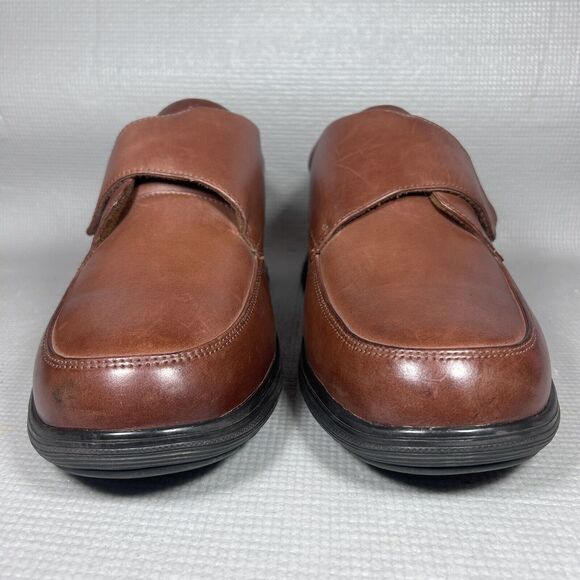 Anodyne No. 28 Mens Size12 Xtra Wide Casual Brown Leather Diabetic Shoes Straps - Picture 2 of 10